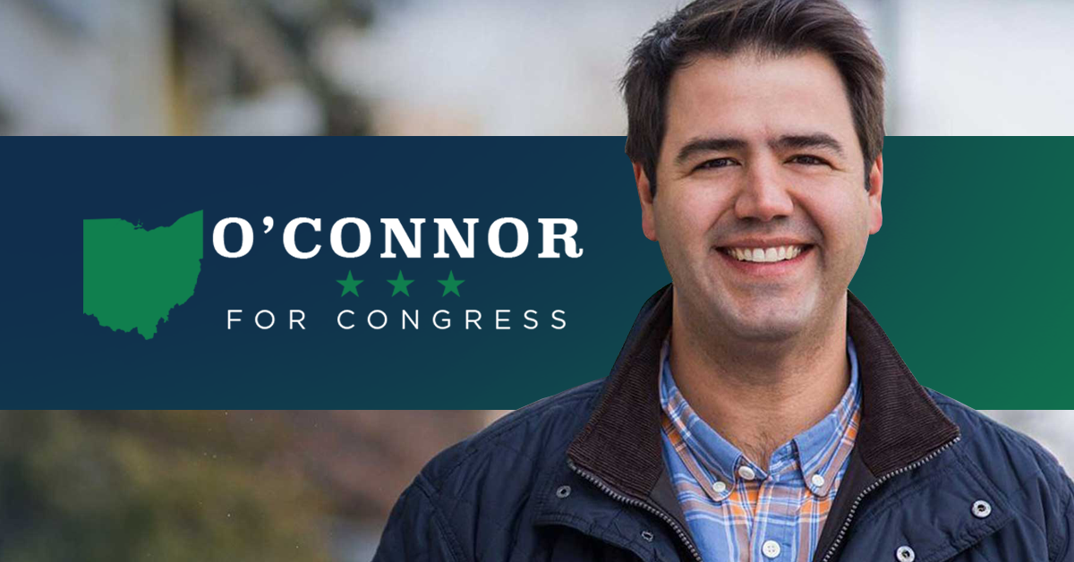 Danny O'Connor, il candidato del Partito Democratico nell'Ohio.