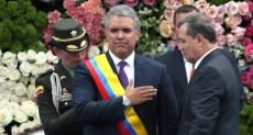 Iván Duque giura come Presidente della Colombia.