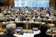 Il Parlamento Europeo in seduta per votare sul Copyright in the Digital Single Market.