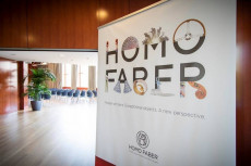 Homo Faber, l'entrata della mostra a Venezia