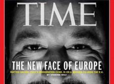 La copertina del Time dedicata a Matteo Salvini.