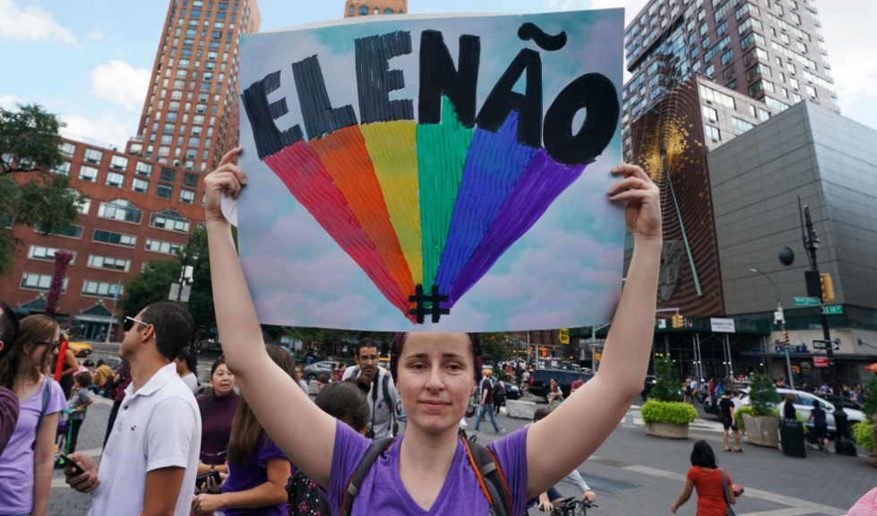 "Il no" delle donne brasiliane a Bolsonaro
