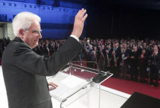Il Presidente della Repubblica Sergio Mattarella interviene all'Assemblea dell'ANCI. Manovra