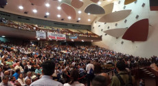 Una immagine della riunione nell'Università Centrale del Venezuela
