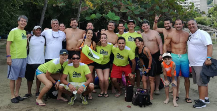 Il Team Natación Master Evolution nel Gatorade aguas abiertas