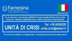 L'annuncio della Farnesina per gli italiani nel mondo.