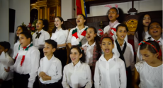 Serenata Guayanesa, niños cantores.