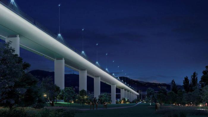 Il progetto di ponte per Genova di Renzo Piano.