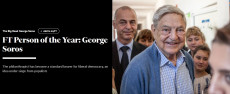 George Soros, uomo dell'anno per il Financial Times.