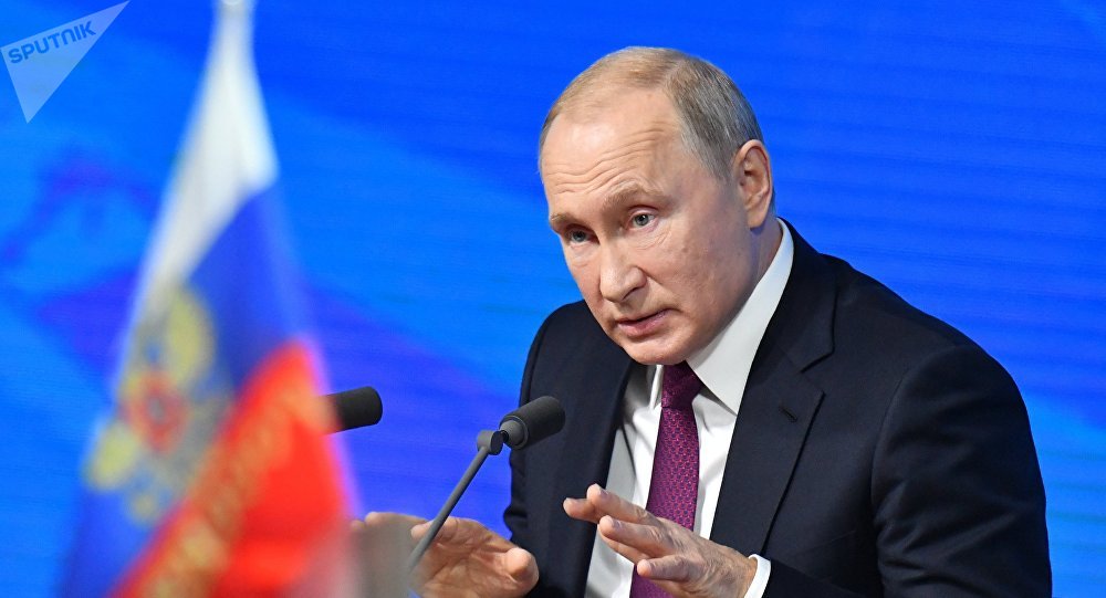 Il presidente della Federazione russa Vladimir Putin.