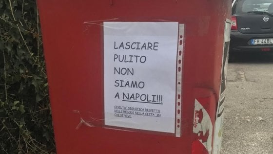 Pordenone: cartello sui rifiuti denigra i napoletani