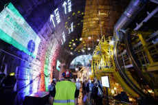 Lo scavo del versante Francese a Saint Martin La Porte del tunnel Ferroviario Lyon-Turin. Salvini