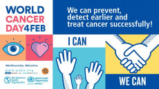 Il manifesto del World Cancer Day.
