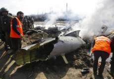 Kahsmir: resti degli aerei abbattuti