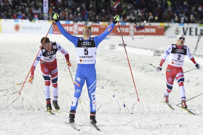 Pellegrino vince la finale della Sprint di Sci di Fondo dei Campionati Mondiali di Sci Nordico di Lahti.