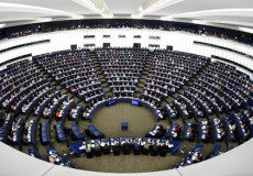 Il Parlamento europeo, in una foto d'archivio. Europee