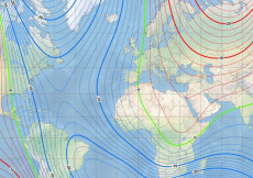 La nuova Mappa magnetica globale. Polo