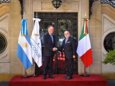 i Ministri degli Affari Esteri argentino Jorge Faurie e italiano Enzo Moavero Milanesi