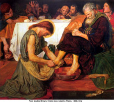 Ford Madox Brown, Gesù lava i piedi a San Pietro. Amare