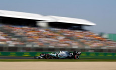 Valtteri Bottas su Mercedes AMG in azione durante il Grand Prix d'Australia.