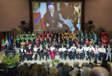 Il Presidente della Repubblica Sergio Mattarella in occasione della cerimonia di inaugurazione dell’Anno Accademico 2018-2019 dell’Università Politecnica delle Marche.
