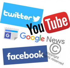 Youtuber, i logo dei vari Twitter Facebook Google Instagram
