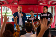 Andrés Chumaceiro inaugura la nueva Ruta Santa Teresa.