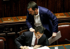 I due vice premier, Matteo Salvini e Luigi Di Maio. Caso Siri