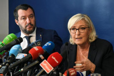 Matteo Salvini e Marine Le Pen.