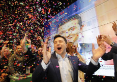 Ucraina: Vladimir Zelensky secondo gli exit-pol sarebbe il nuovo presidente.