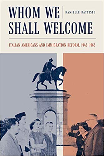 La copertina del libro “Whom we shall welcome" (A quienes debemos acoger) de Danielle Battisti.