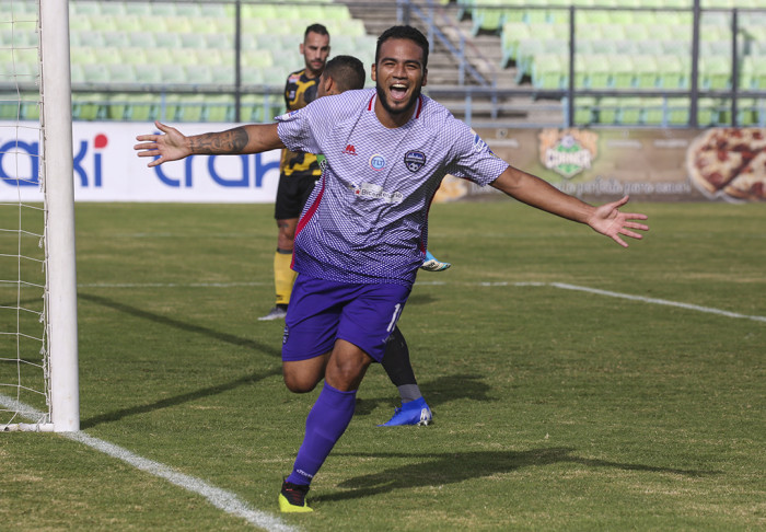 La gioia di Anton dopo il gol che ha spianato la strada nella vittoria 3-0 contro il Táchira