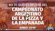Frame del video di presentazione del Campionato Argentino della Pizza.