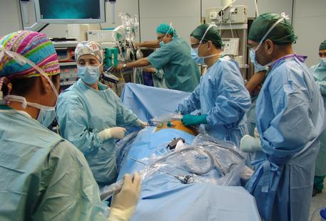 L'immagine di una sala operatoria