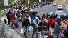 Migranti venezuelani percorrono migliaia di kilometri per arrivare a Colombia, Ecuador, Perú ed altri paesi del Sud America.