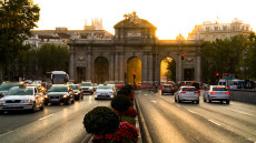 Puerta Alcalá en Madrid.