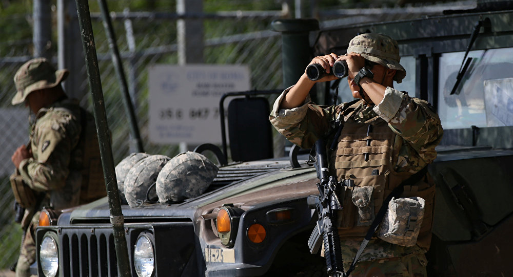 Guardia Nazionale messicana schierata sulla frontiera sud del Paese.