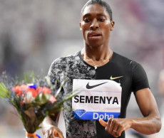 Caster Semenya, la mezzofondista e velocista due volte campionessa olimpica degli 800 metri e tre volte iridata sempre nella stessa specialità