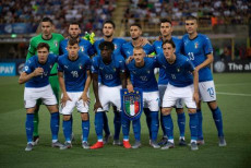 La formazione dell'Italia Under 21 scesa in campo contro la Spagna.