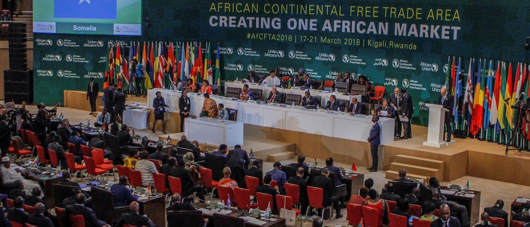 Foto panoramica del Summit Unione Africana in Nigeria.