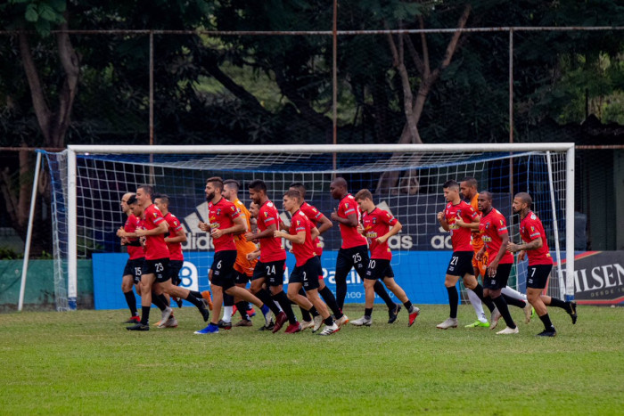 I giocatori del Caracas durante un allenamento