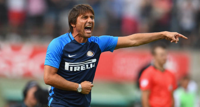 La grinta di Antonio Conte alla guida dell'Inter.