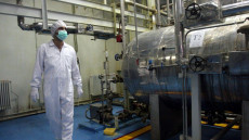 Centrale per l'arricchimento dell'uranio in Iran.