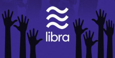 Il logo di Libra, la criptomoneta di Facebook.