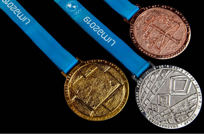 Le medaglie che si consegneranno ai Giochi Panamericani Lima 2019