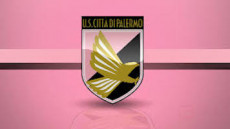Il simbolo del Palermo F.C. in color rosa