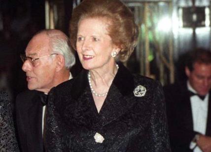 Il Primo Ministro inglese Margaret Thatcher.