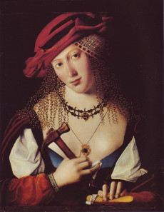 Il ritratto di una dama veneziana che appare qui sopra fu dipinto attorno al 1500 da Bartolomeo Veneto