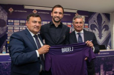 Badelj alla Conferenza stampa della Fiorentina