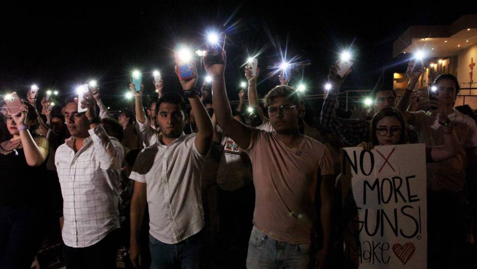 Manifestanti a Ciudad Juárez